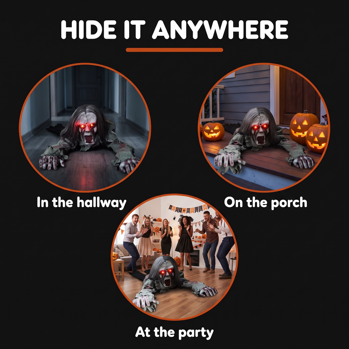 Crawling Zombie That Scares Every Guest