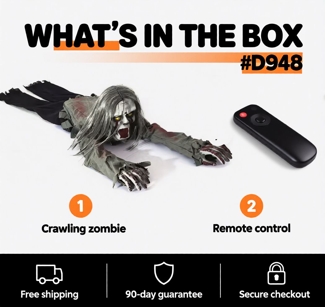Crawling Zombie That Scares Every Guest