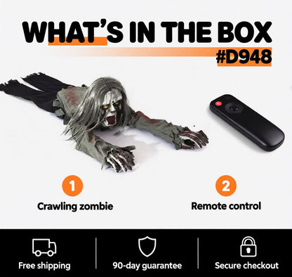 Crawling Zombie That Scares Every Guest